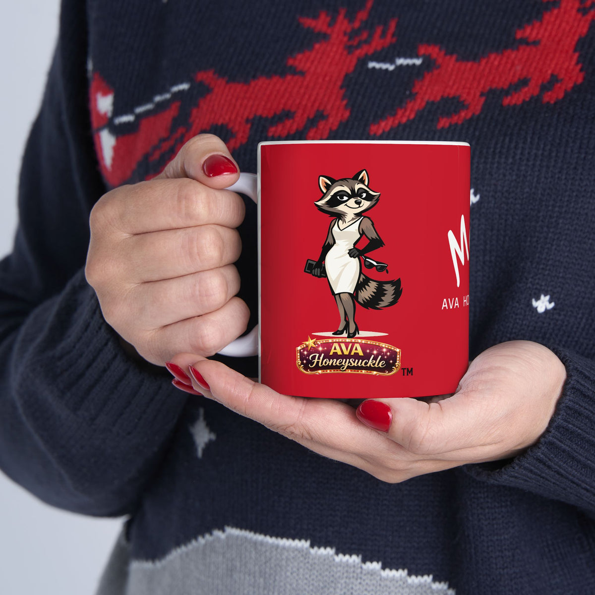 AVA HONEYSUCKLE™ Collection – Ceramic Coffee Mug (11 oz & 15 oz)