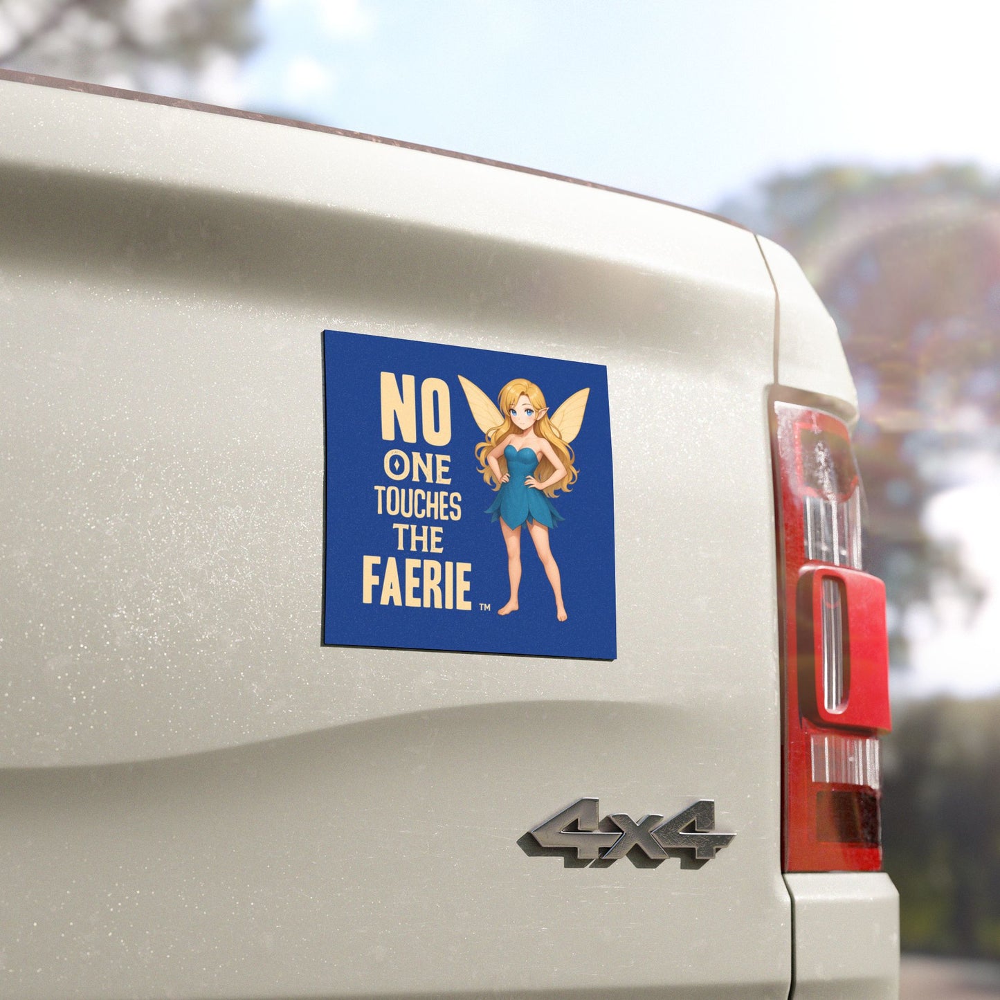 Car Magnet — "No One Touches the Faerie"