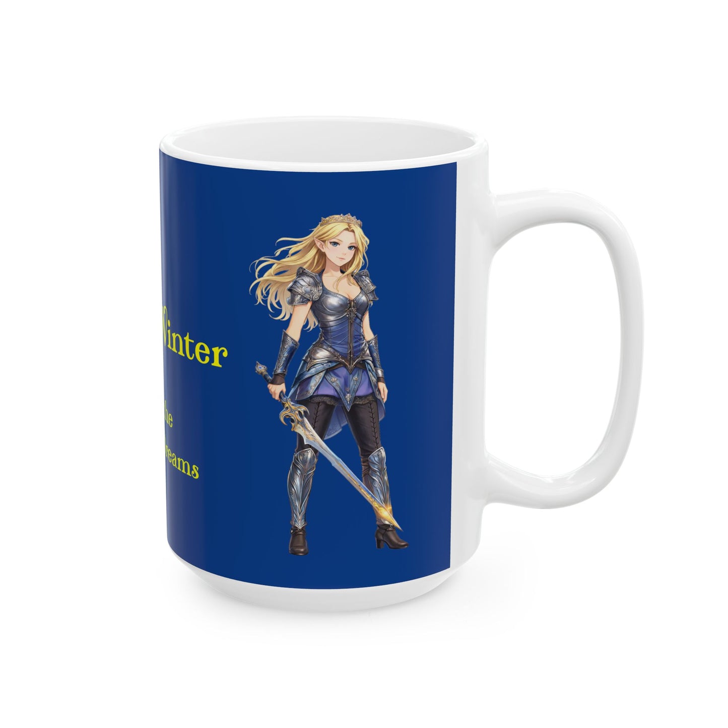 "Escala Winter(TM)" as an Elf 'From the Court of Dreams' - Ceramic Mug — 11oz & 15oz