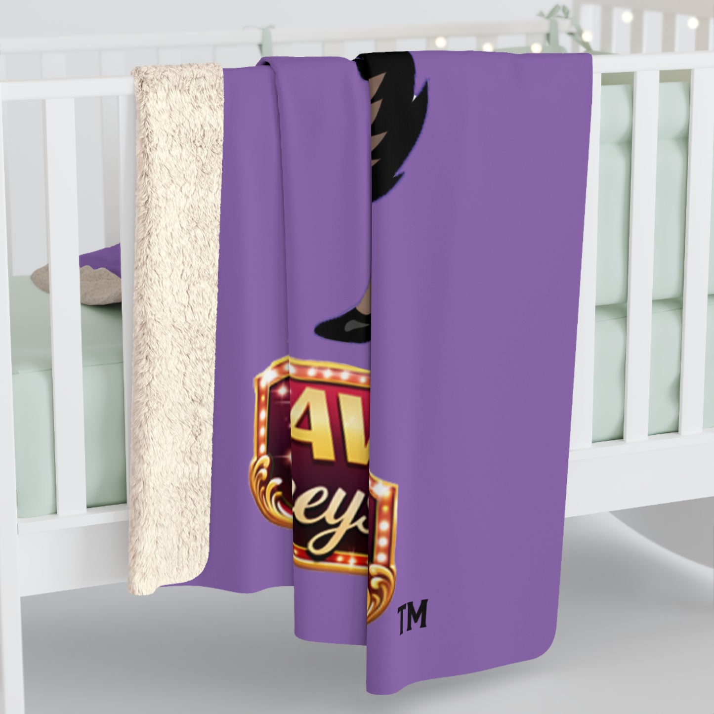 "Ava Honeysucke" - Cozy Sherpa Fleece Blanket