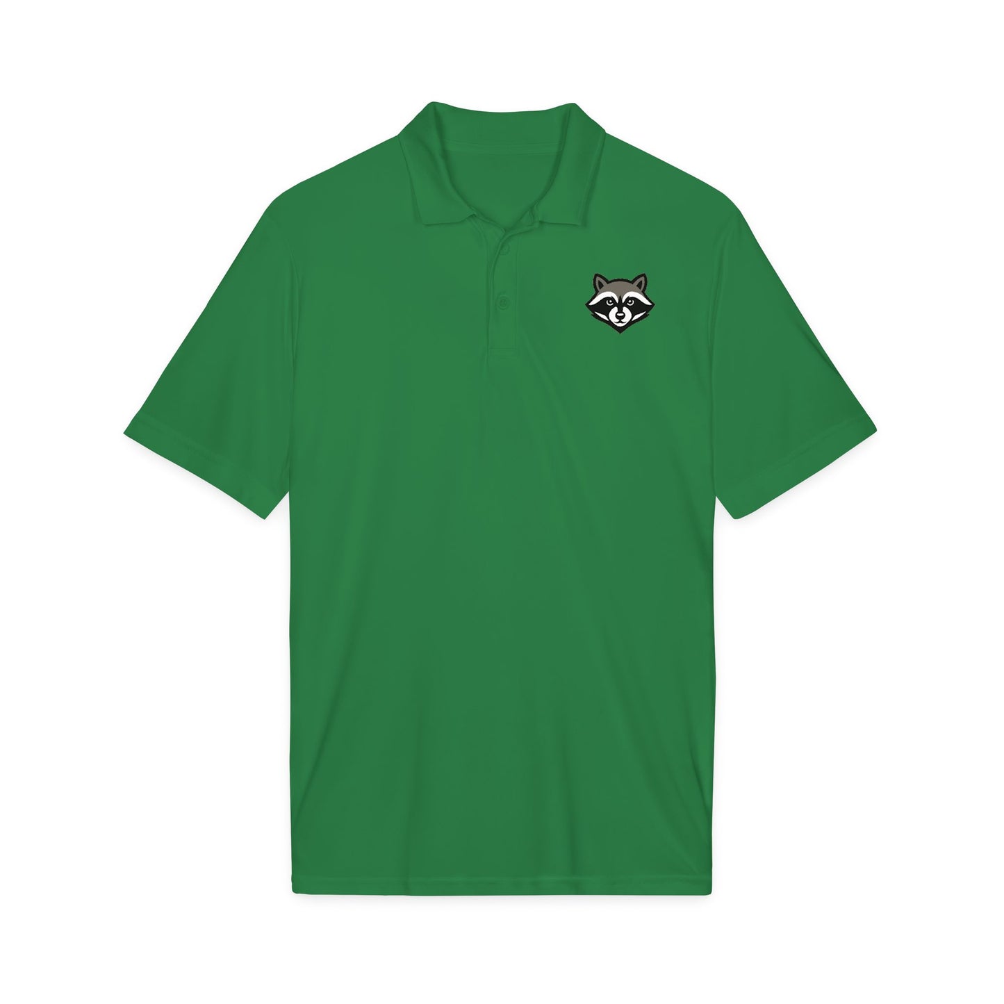 Raccoon Logo Polo Shirt — Classic Embroidered Casual Workwear