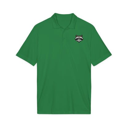 Raccoon Logo Polo Shirt — Classic Embroidered Casual Workwear