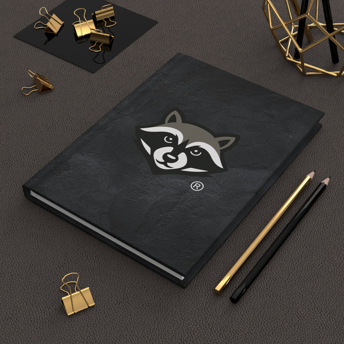 Trash Panda Publishing Hardcover Notebook – Raccoon Logo Journal | Tales of Valla Collection