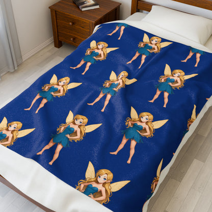 "Escala Winter" - Velveteen Plush Blanket