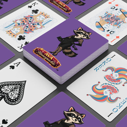 "Ava Honeysuckle" -  Poker Playing Cards
