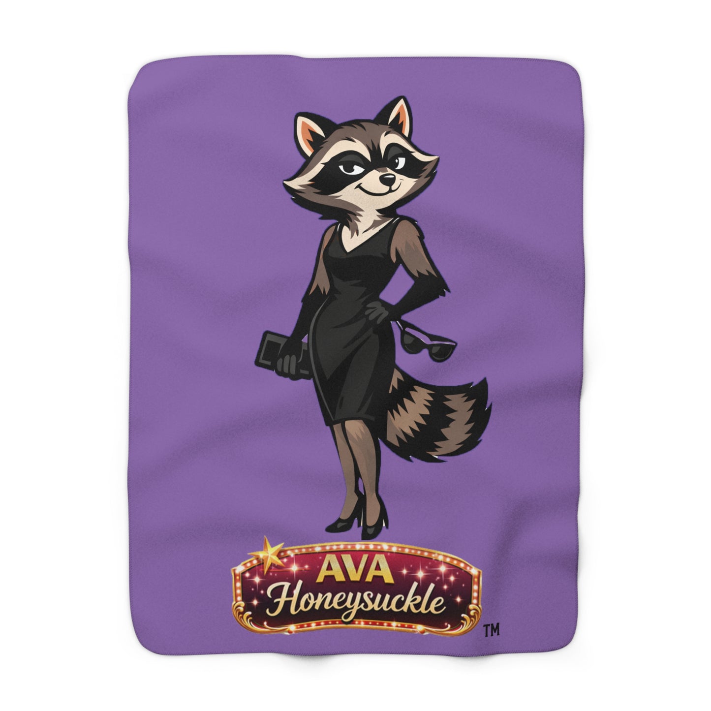 "Ava Honeysucke" - Cozy Sherpa Fleece Blanket