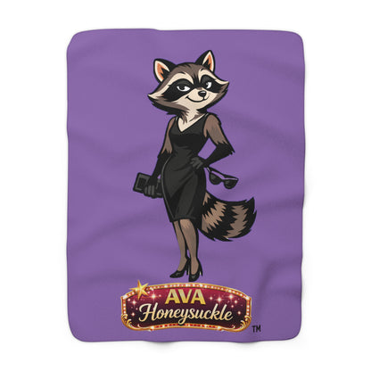 "Ava Honeysucke" - Cozy Sherpa Fleece Blanket