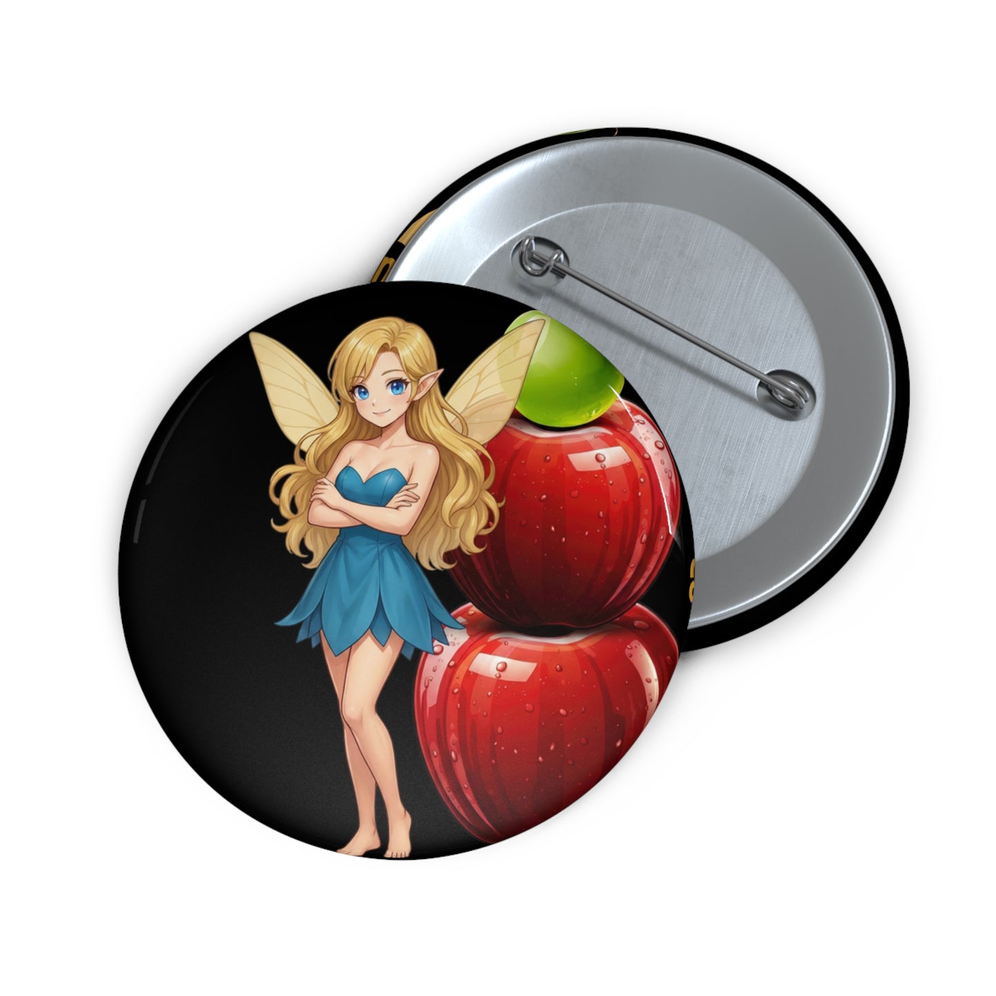 Escala Winter- Two Apples and a Green Grape Tall Pin