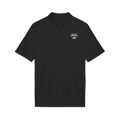 Raccoon Logo Polo Shirt — Classic Embroidered Casual Workwear