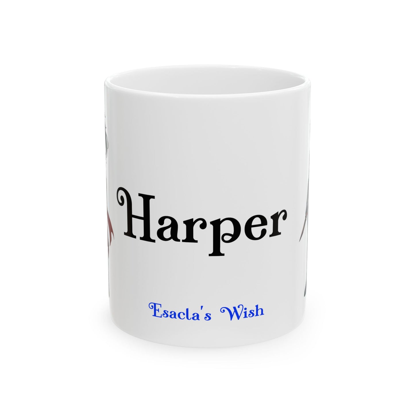 'Harper'  -Ceramic Coffee Cup (11oz, 15oz)