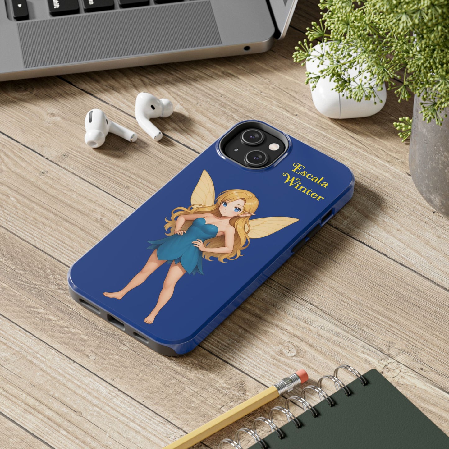 "Escala Winter" - Blue Protective Tough Case
