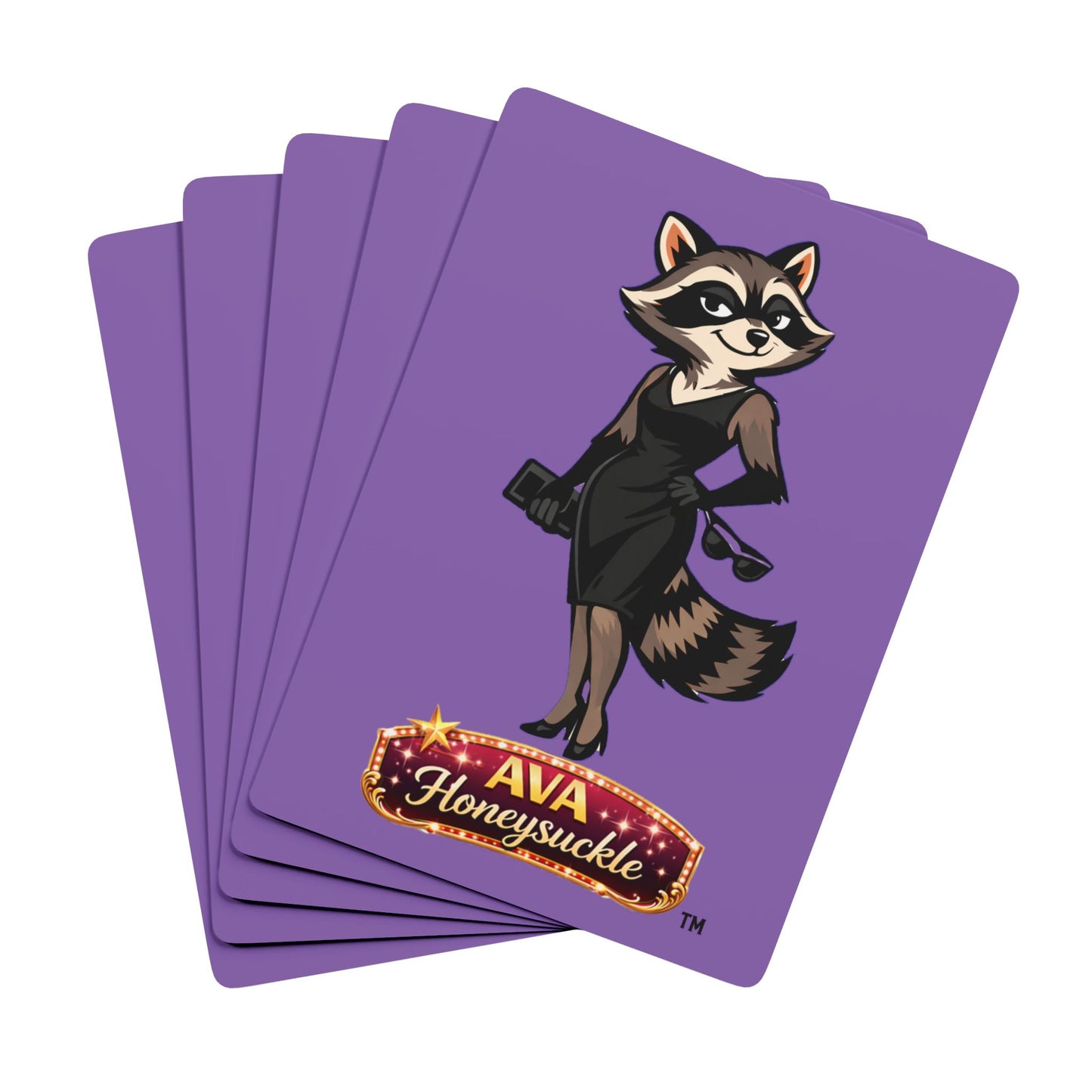 "Ava Honeysuckle" -  Poker Playing Cards