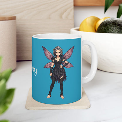 "Audrey" — Ceramic Coffee Cup (11oz & 15oz)