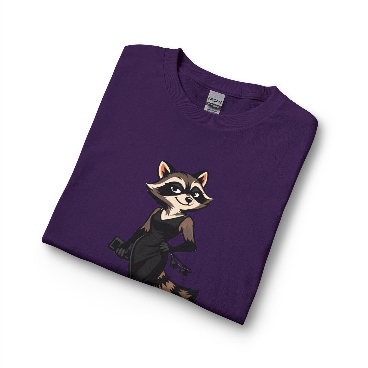 Ava Honeysuckle Raccoon Graphic Long Sleeve Tee