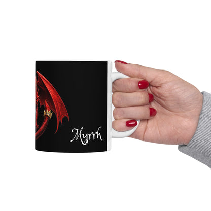 Myrrh - Red Dragon Ceramic Mug — Coffee Cup (11oz/15oz)