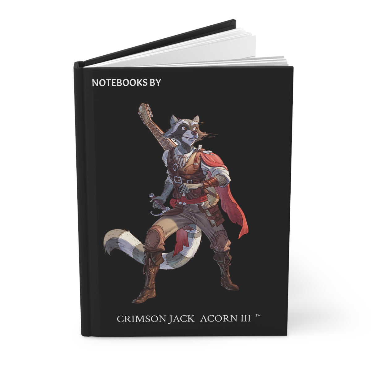 CRIMSON JACK ACORN III™ Collection – Hardcover Lined Notebook