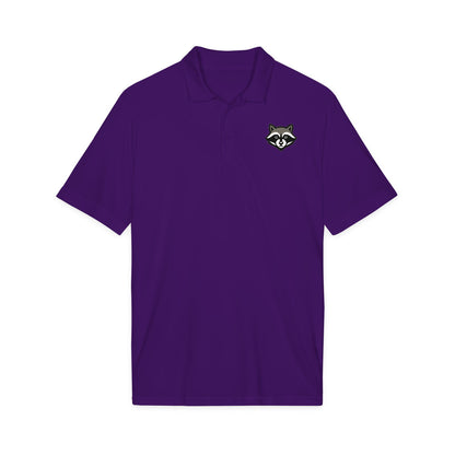 Raccoon Logo Polo Shirt — Classic Embroidered Casual Workwear