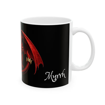 Myrrh - Red Dragon Ceramic Mug — Coffee Cup (11oz/15oz)