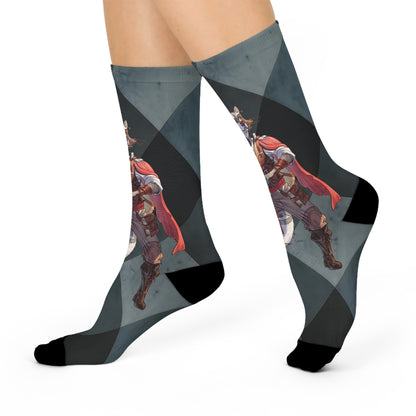Crimson Jack Acorn III™ Fantasy Crew Socks – Tales of Valla Collection