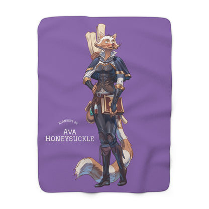 Blankets by "Ava Honeysucke"  - Sherpa Fleece Blanket