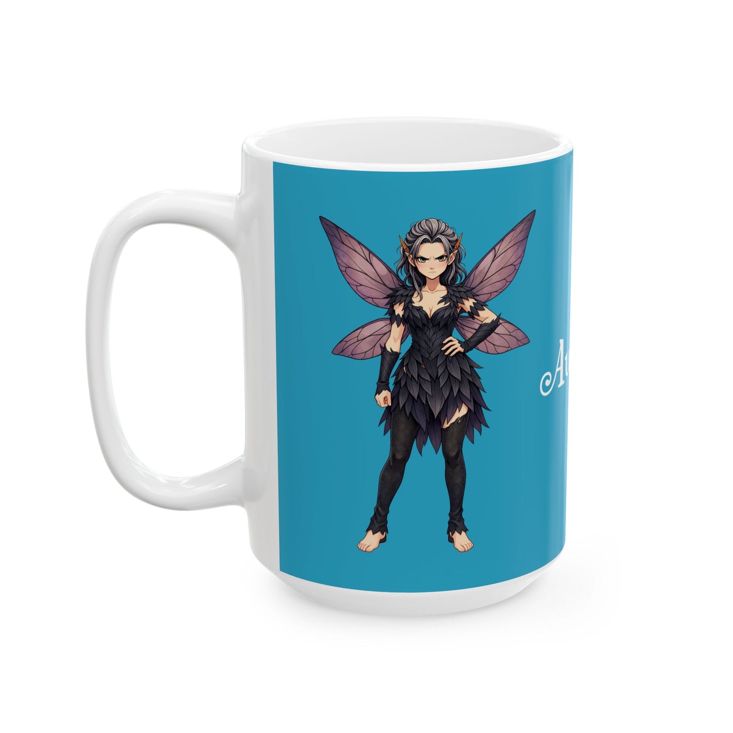 "Audrey" — Ceramic Coffee Cup (11oz & 15oz)