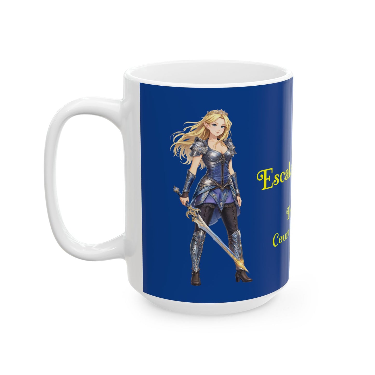 "Escala Winter(TM)" as an Elf   'From the Court of Dreams'  - Ceramic Mug — 11oz & 15oz