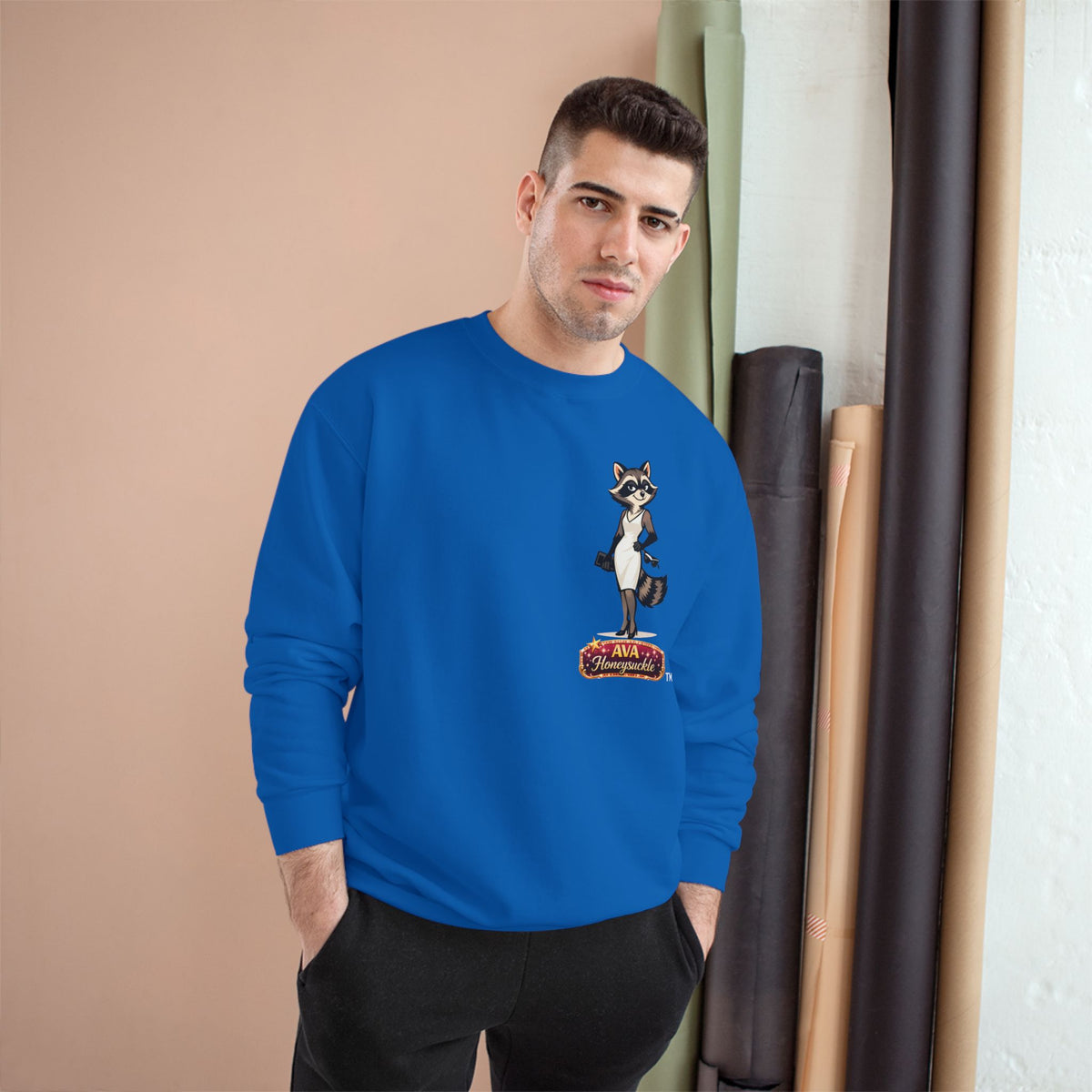 AVA HONEYSUCKLE™ Collection – Champion Crewneck Sweatshirt