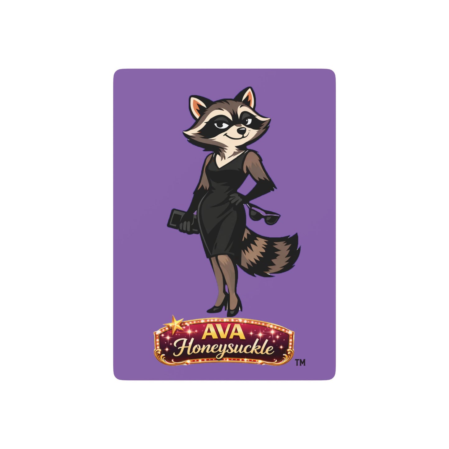 "Ava Honeysuckle" -  Poker Playing Cards