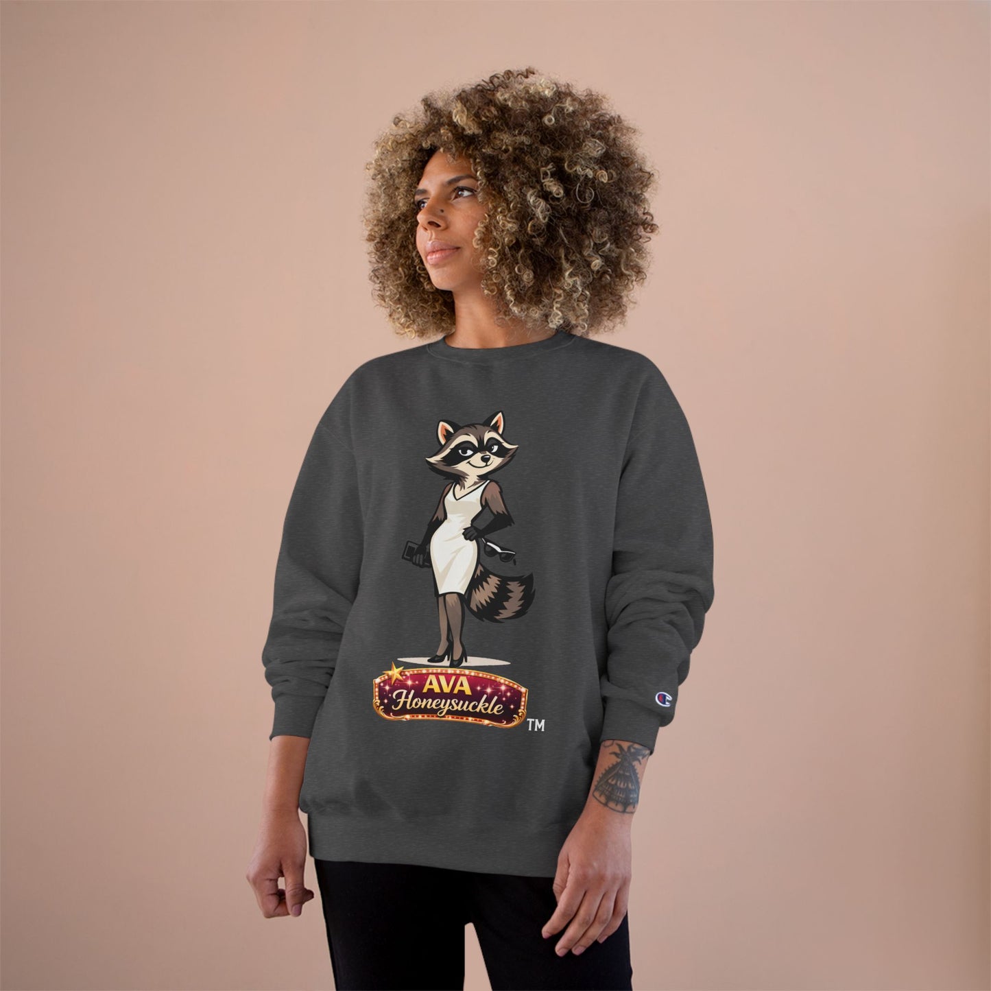 Ava Honeysuckle—Champion crewneck sweatshirt