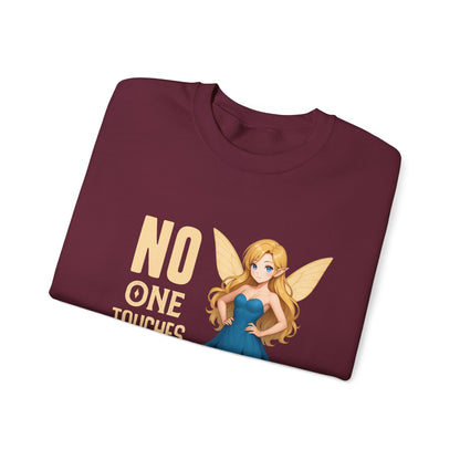 "No One Touches the Faerie" -  Soft, mid-weight Crewneck Sweatshirt
