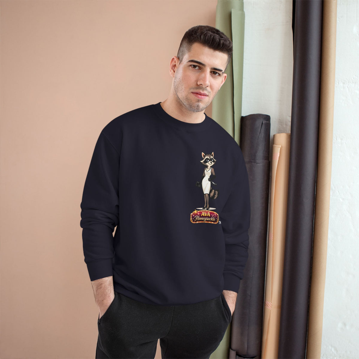AVA HONEYSUCKLE™ Collection – Champion Crewneck Sweatshirt