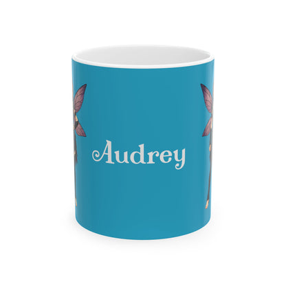 "Audrey" — Ceramic Coffee Cup (11oz & 15oz)