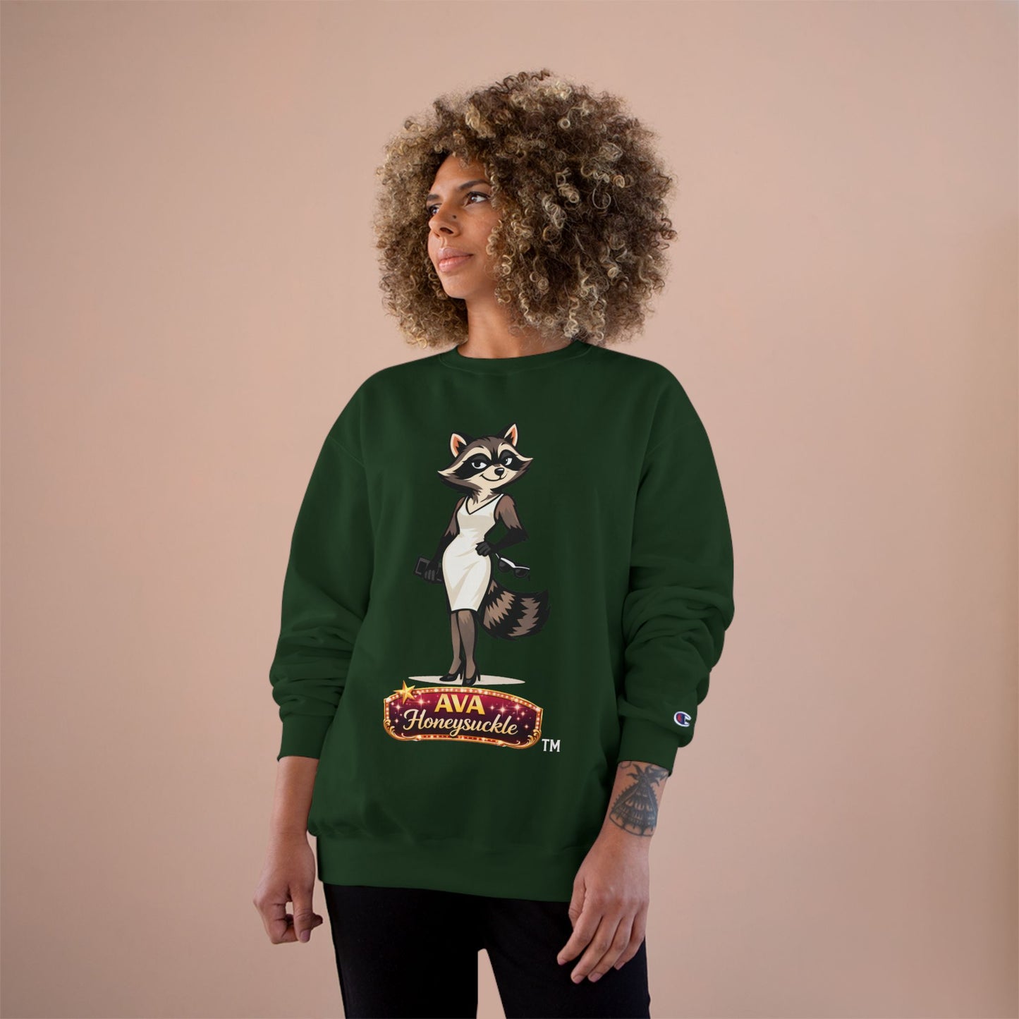 Ava Honeysuckle—Champion crewneck sweatshirt