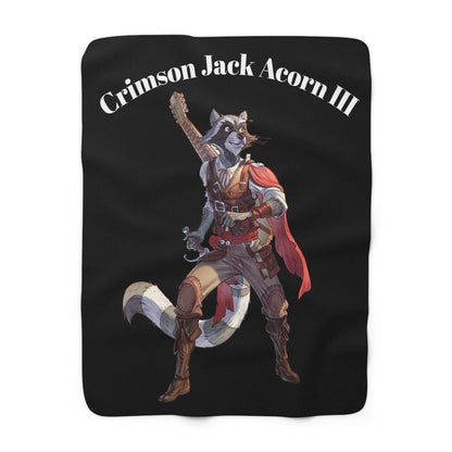 "Crimson Jack Acorn III(TM)" - Sherpa Blanket