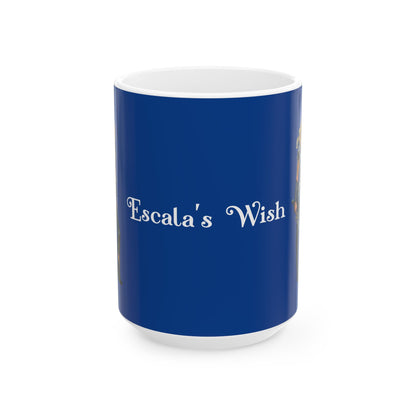 "Escala's Wish(TM)" - Bookcover version —  11oz & 15oz Coffee Cup