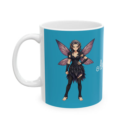 "Audrey" — Ceramic Coffee Cup (11oz & 15oz)