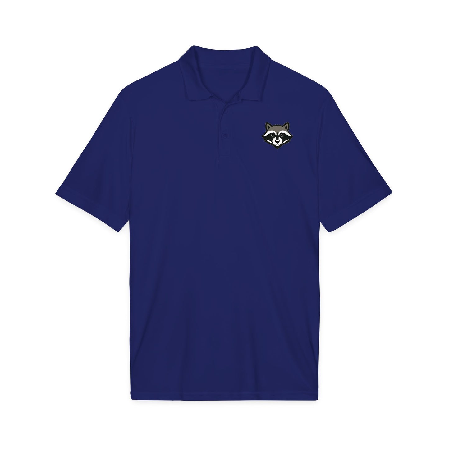 Raccoon Logo Polo Shirt — Classic Embroidered Casual Workwear