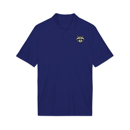 Raccoon Logo Polo Shirt — Classic Embroidered Casual Workwear