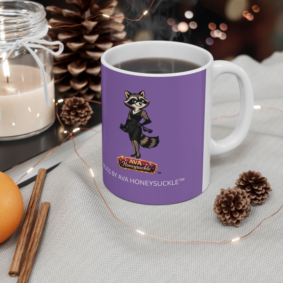 AVA HONEYSUCKLE™ Collection – Ceramic Mug (11 oz, 15 oz)