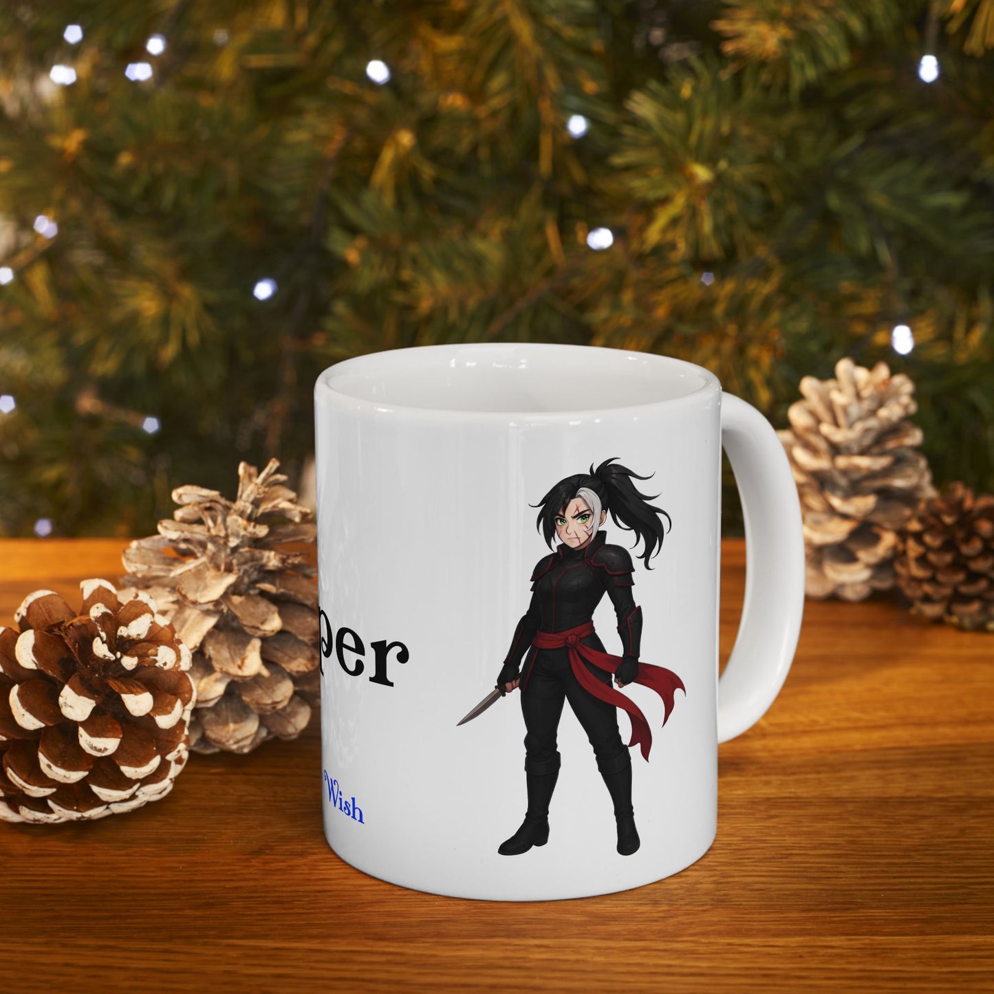 'Harper'  -Ceramic Coffee Cup (11oz, 15oz)