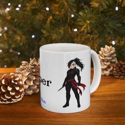 'Harper'  -Ceramic Coffee Cup (11oz, 15oz)