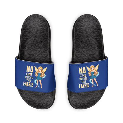 "No One Touches the Faerie(TM)" - Women’s Removable‑Strap Slide Sandals — Customizable Comfort Slides