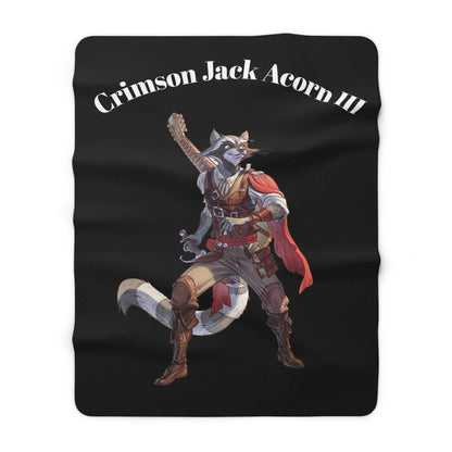 "Crimson Jack Acorn III(TM)" - Sherpa Blanket