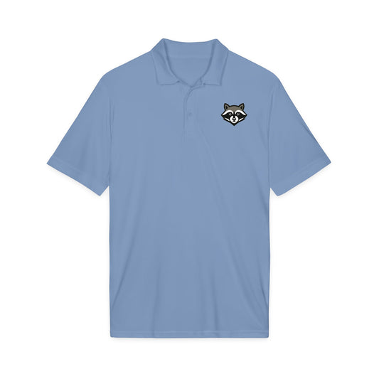 Raccoon Logo Polo Shirt — Classic Embroidered Casual Workwear