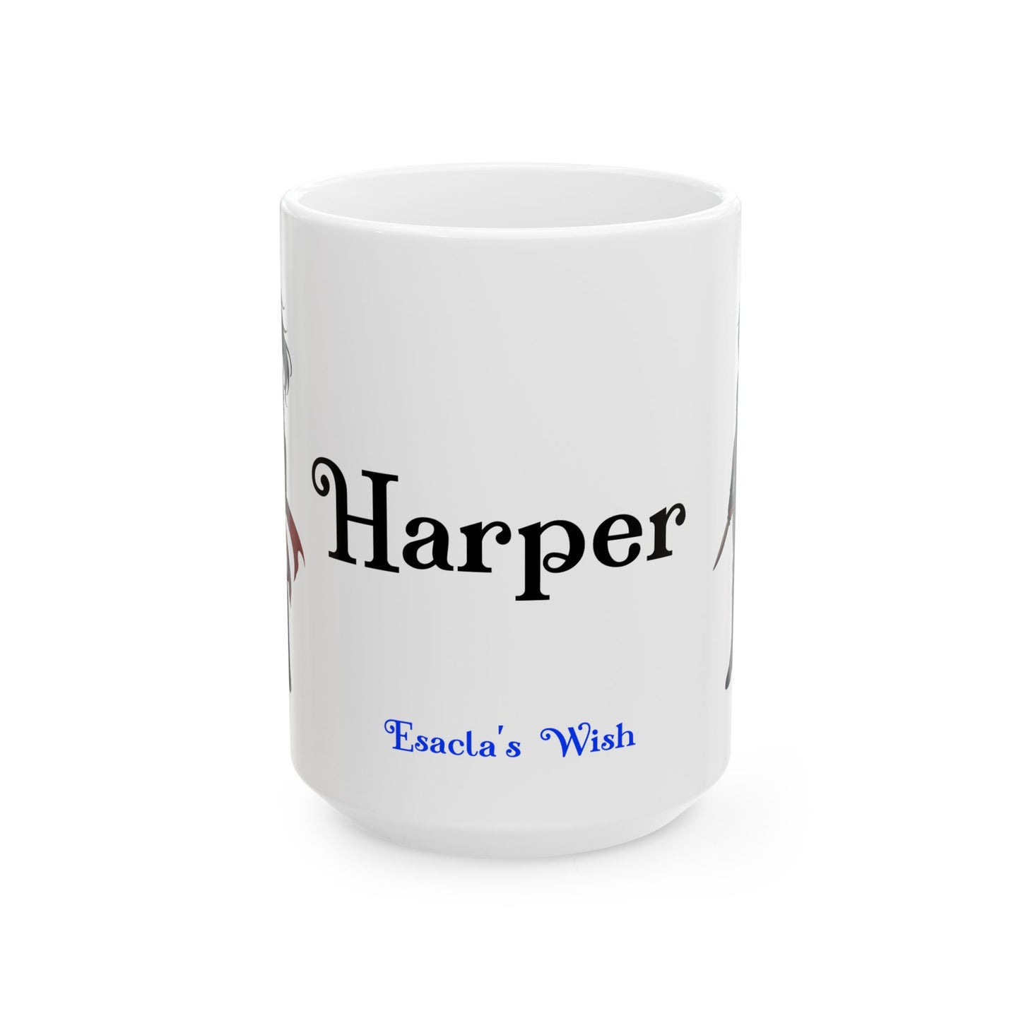 'Harper'  -Ceramic Coffee Cup (11oz, 15oz)