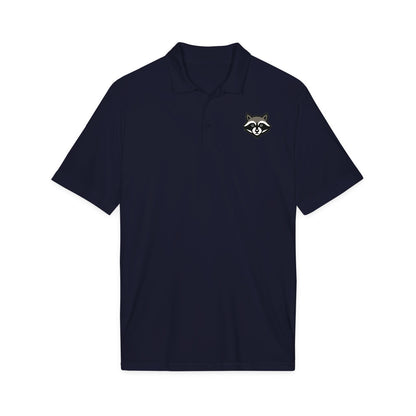 Raccoon Logo Polo Shirt — Classic Embroidered Casual Workwear