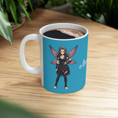 "Audrey" — Ceramic Coffee Cup (11oz & 15oz)