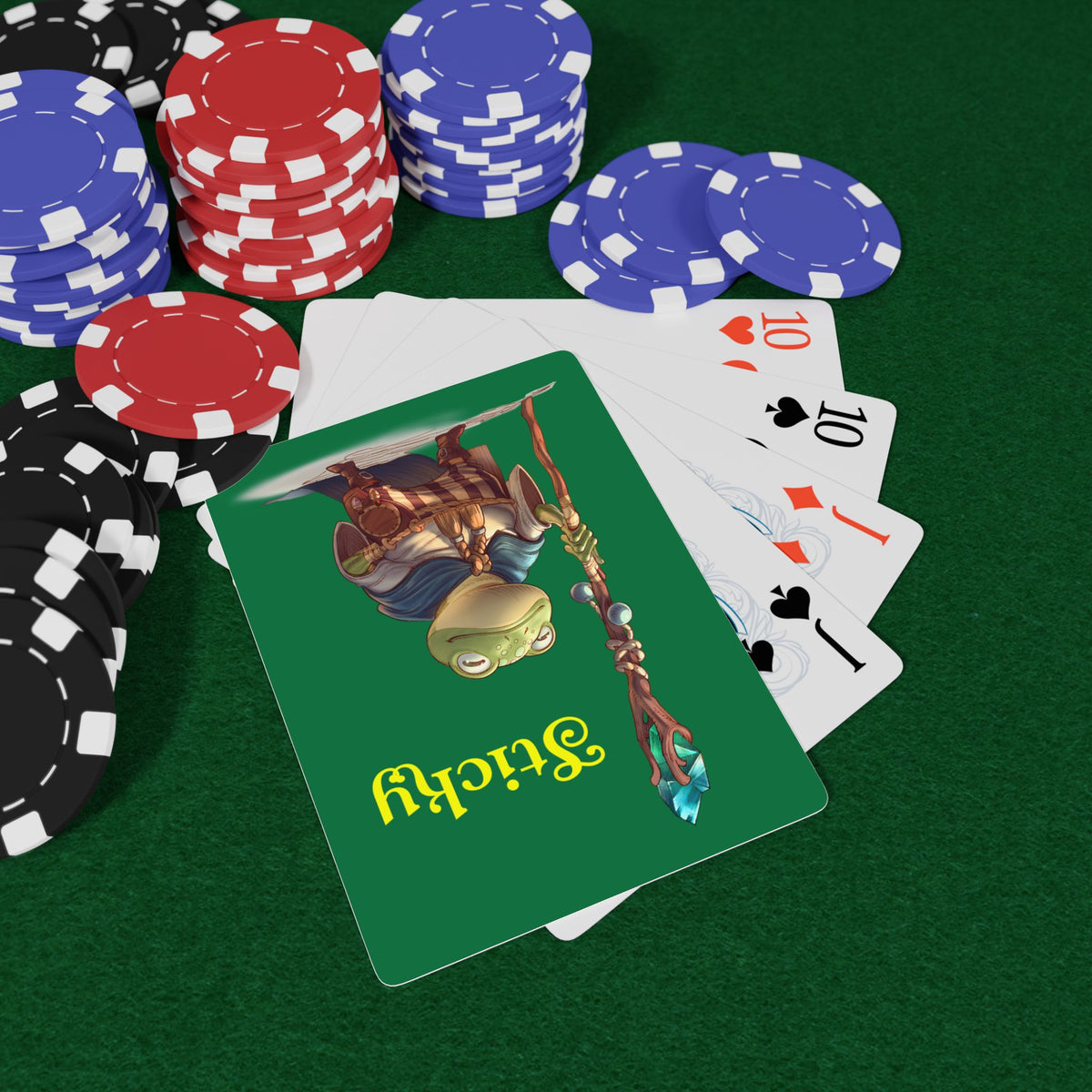 "Sticky" - Poker Playing Cards