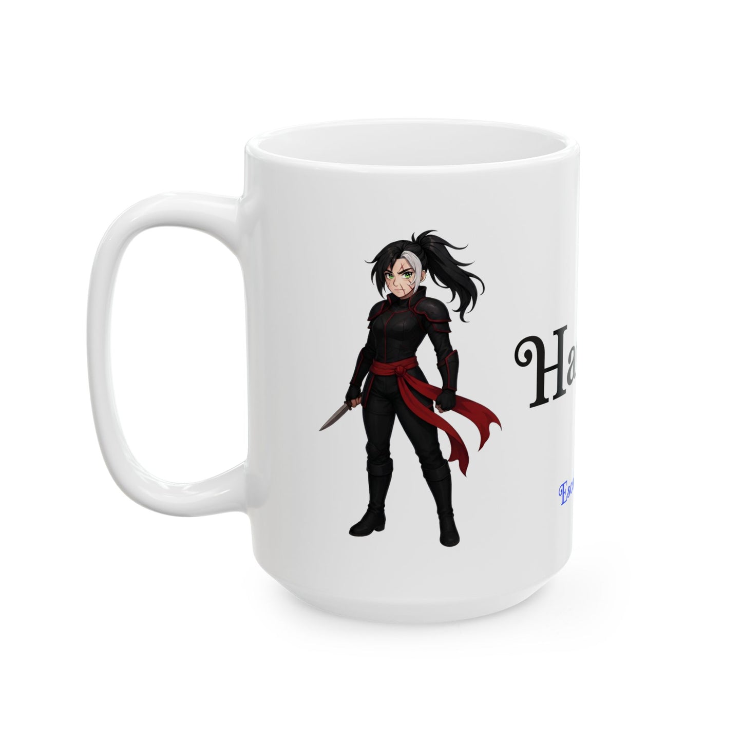 'Harper'  - Ceramic Coffee Cup (15oz)