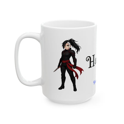 'Harper'  - Ceramic Coffee Cup (15oz)